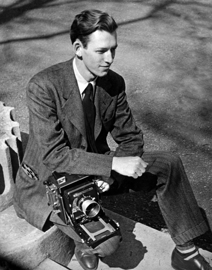 Young Ed Westcott With Camera 1943