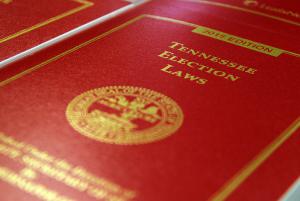 2015 Edition Tennessee Election Laws book